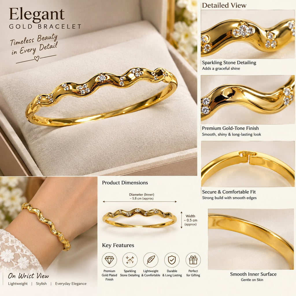 Anti tarnish Minimal Luxury Bracelet for Women