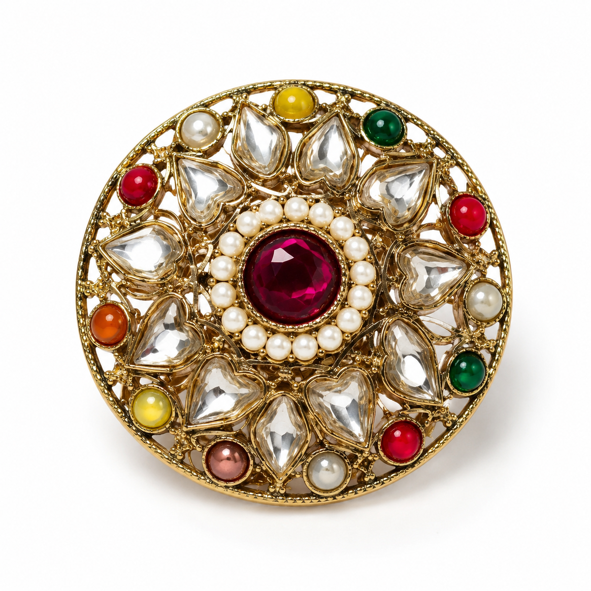 Belforet Kundan Statement Ring