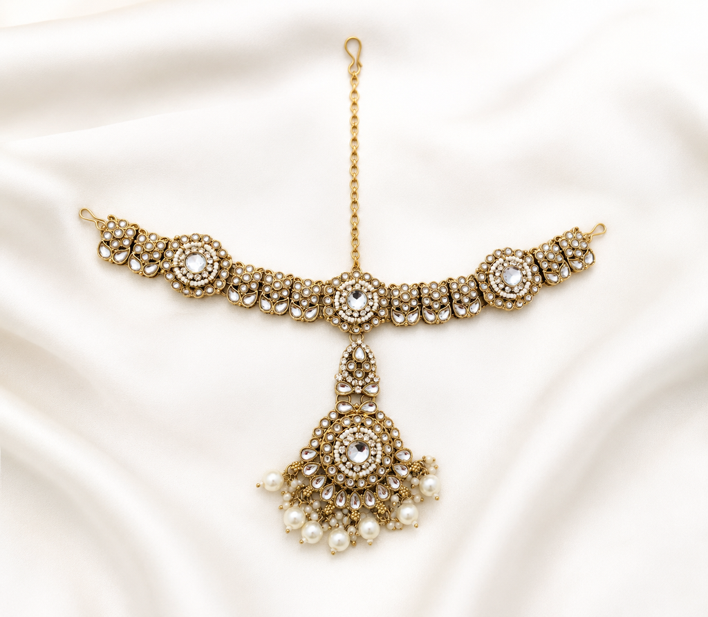 Royal Bridal Kundan Jewellery Set with Choker & Accessories