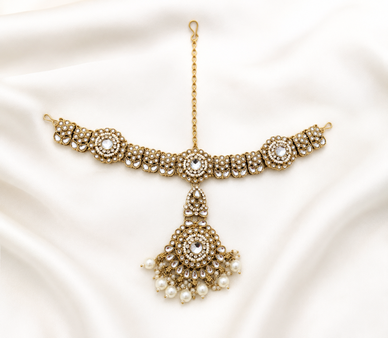 Royal Bridal Kundan Jewellery Set with Choker & Accessories